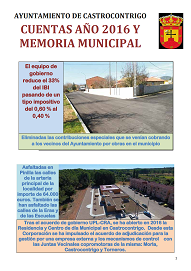 Cuentas 2016 y Memoria Municipal